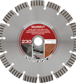 Diewe MAMMUT ø230mm disc diamantat