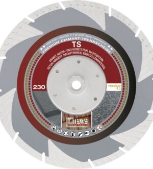 Diewe TS cu flansa M14 disc diamantat ø125-ø230mm pentru taiere granit